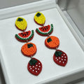 Fruit Fiesta Beaded Drop Earrings