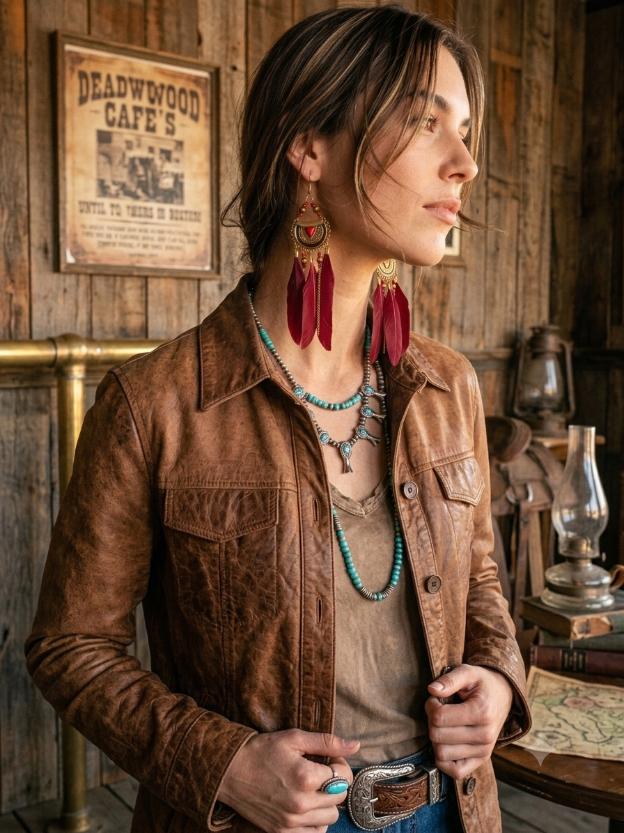 Boho Feather Chandelier Earrings