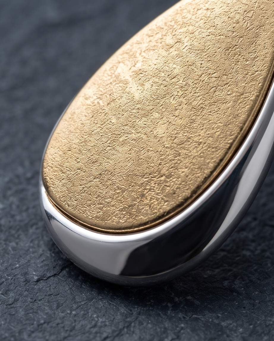 Gold & Silver Two-Tone Teardrop Stud Earrings