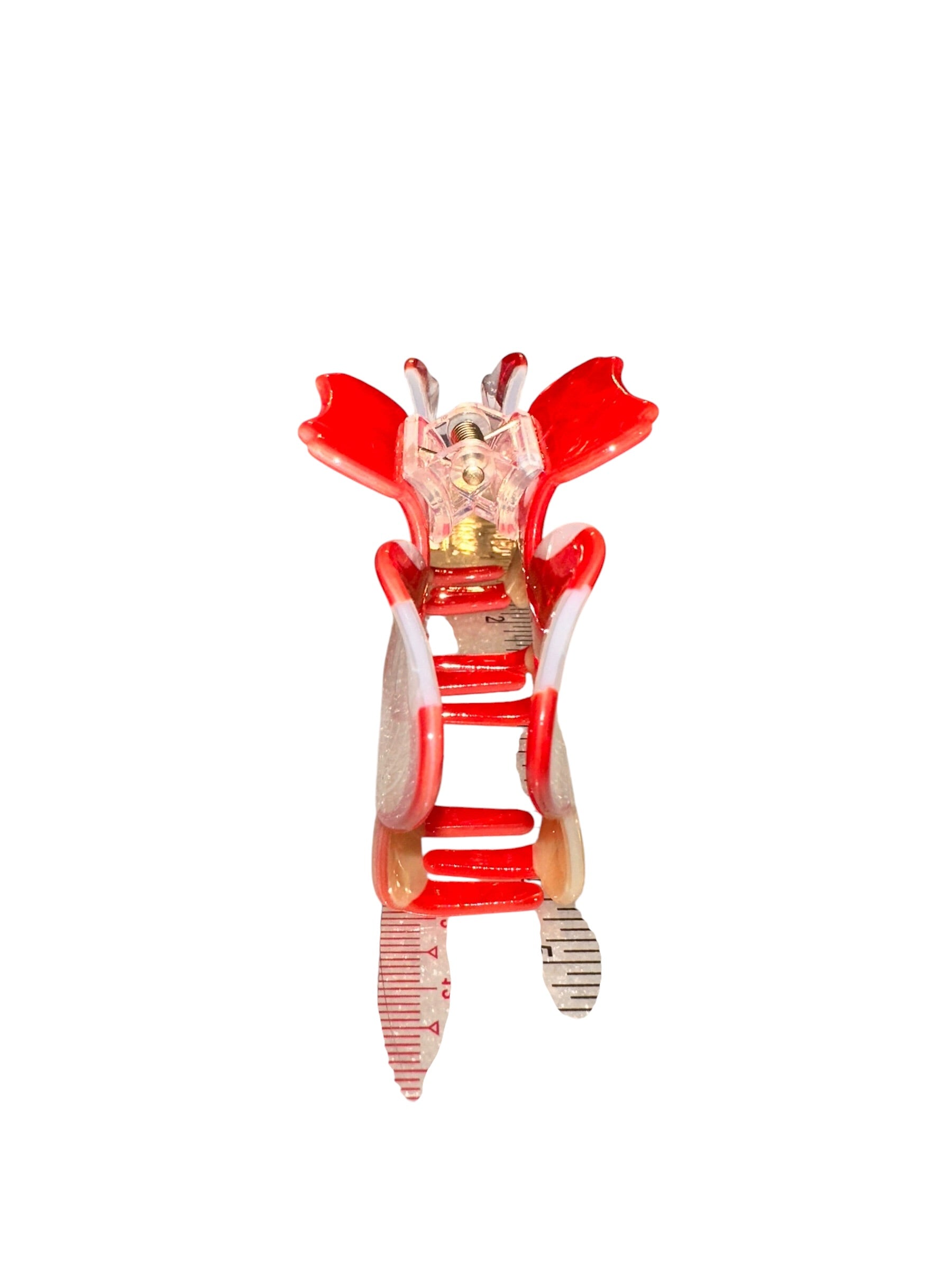 Red Mushroom Hair Claw Clip