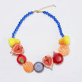 Fruit Fiesta Beaded Statement Necklace
