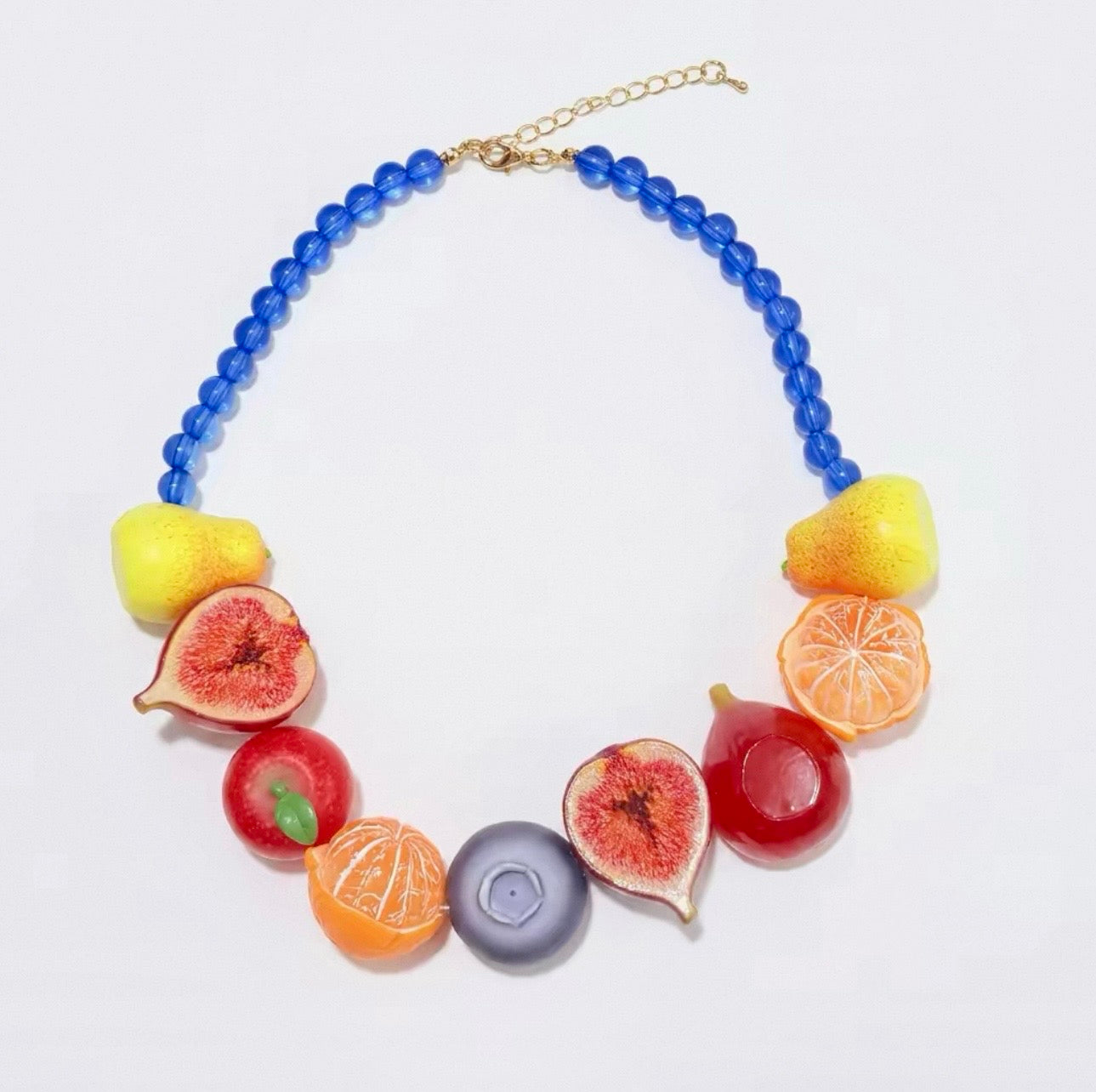 Fruit Fiesta Beaded Statement Necklace