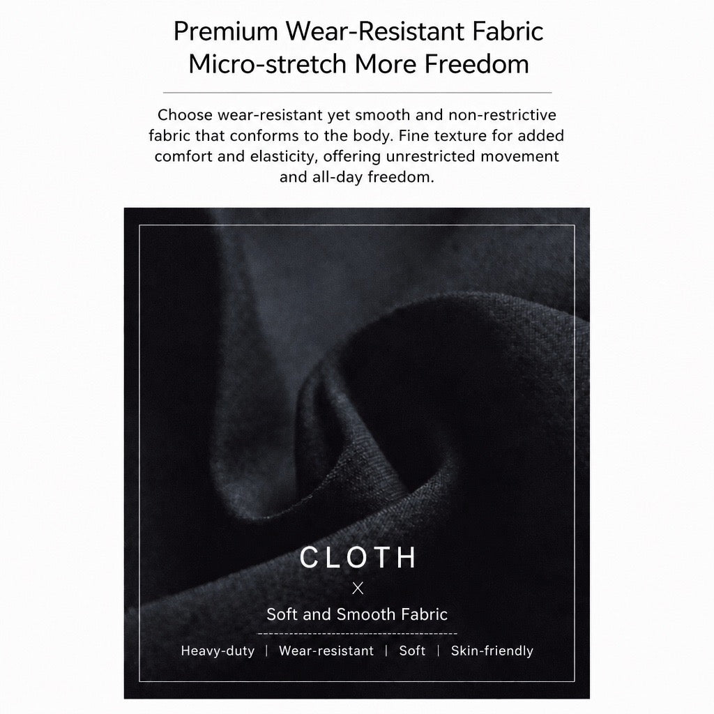 Black High-Waist Cropped Tapered Harem Trousers (Fleece-lined version)