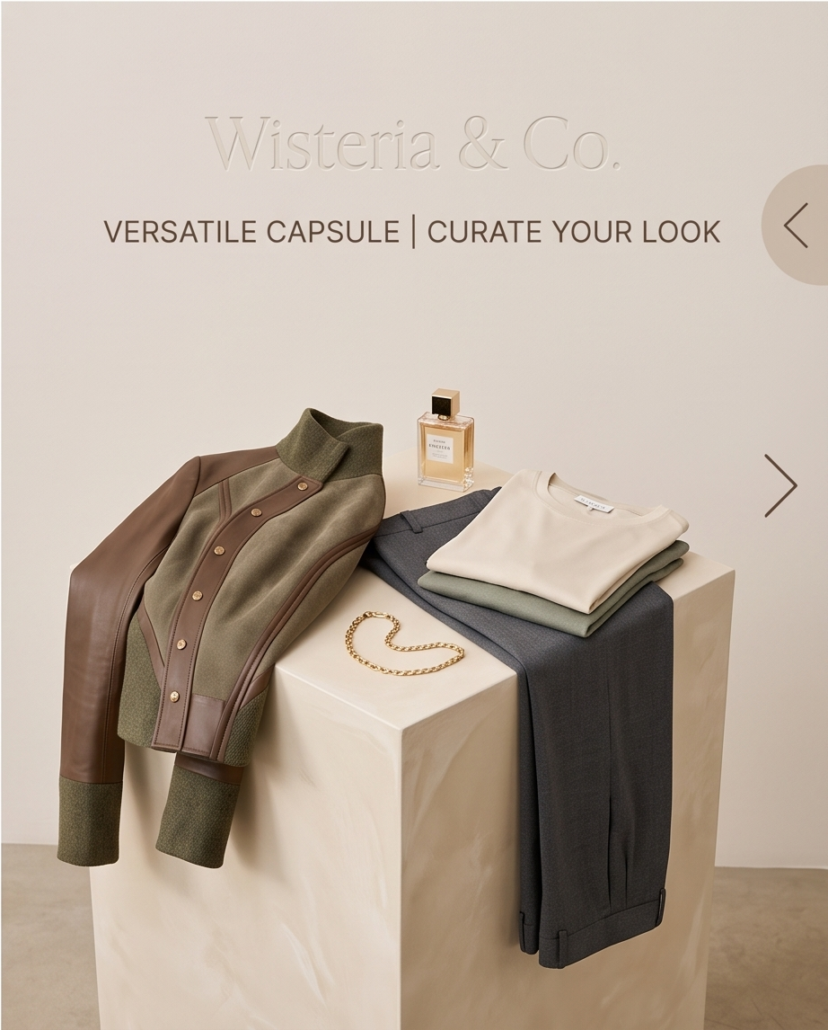 Olive & Brown Equestrian Mixed-Media Jacket