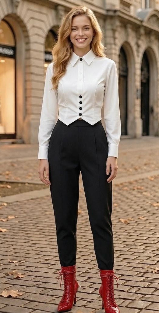 Monochrome Power Shirt