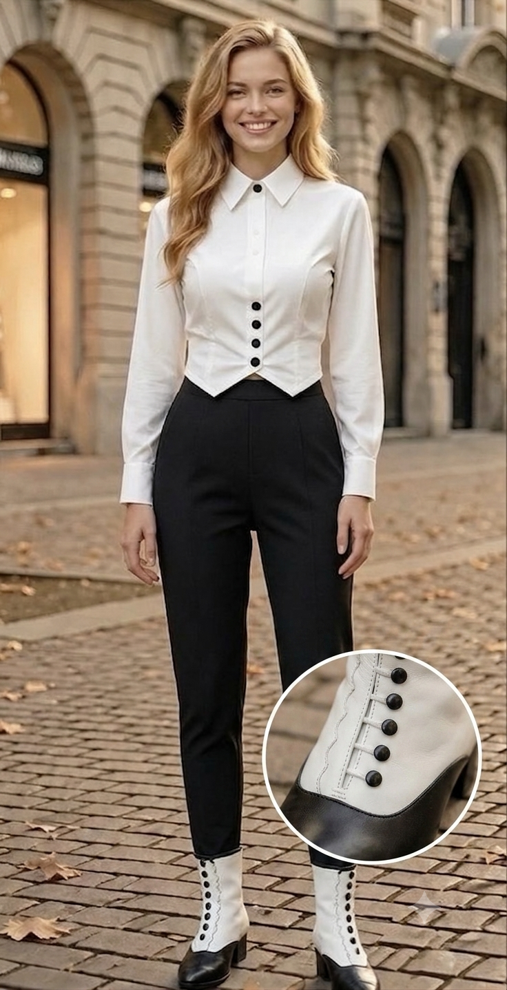 Monochrome Power Shirt