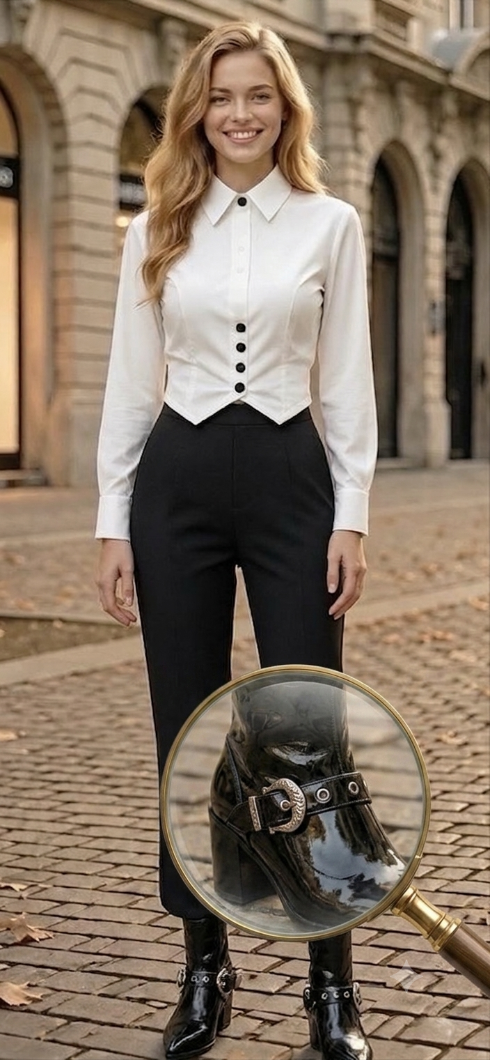 Monochrome Power Shirt
