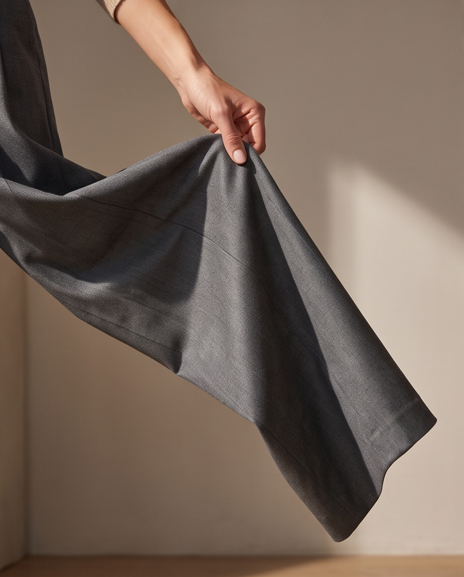 The Pleat-Front Wide-Leg Suit Trouser