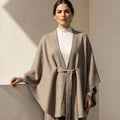 Cashmere Batwing Kimono Cape Wrap