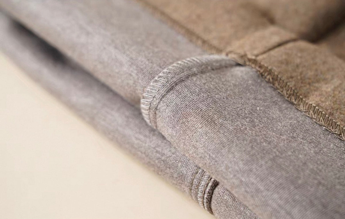 High-Waist Wide-Leg Wool Blend Suit Trousers