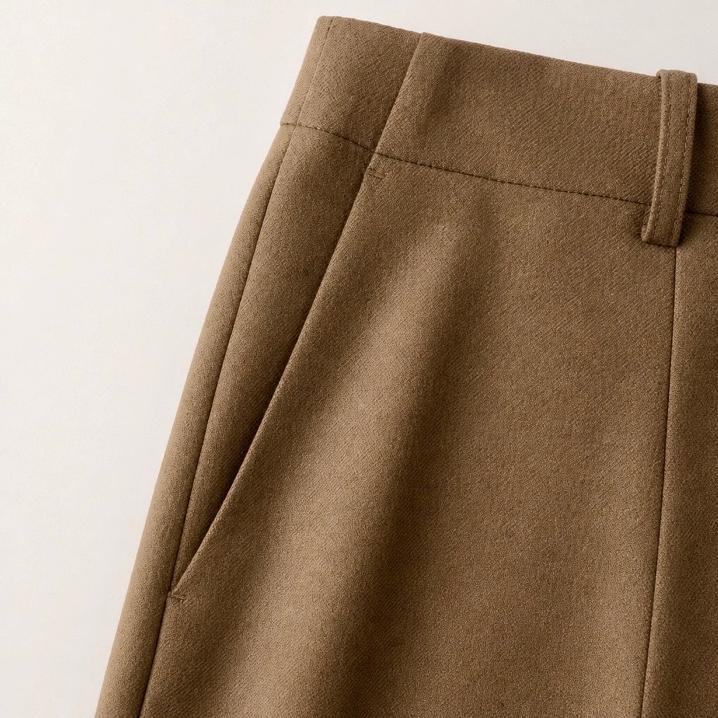 Barrington Fine Wool Wide-Leg Trousers