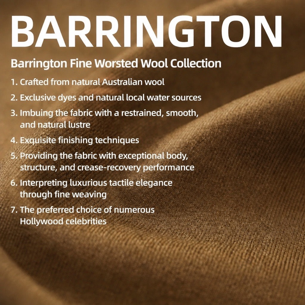 Barrington Fine Wool Wide-Leg Trousers