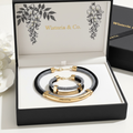 Rope & Gold Choker & Bracelet Set
