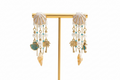 Shell & Sea Charm Multi-Drop Earrings