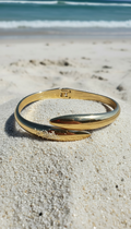 Gold Wrap Claw Bangle