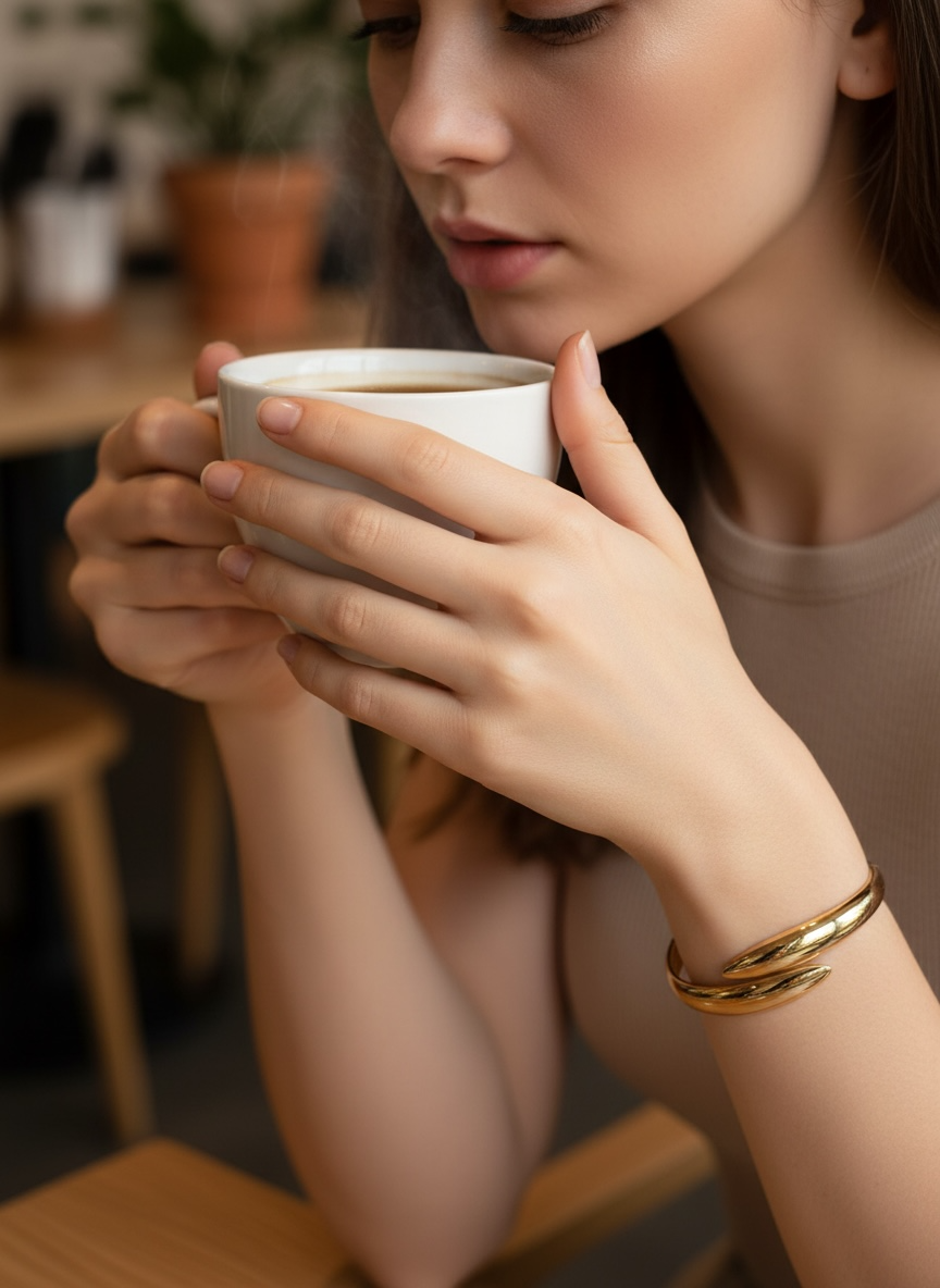 Gold Wrap Claw Bangle
