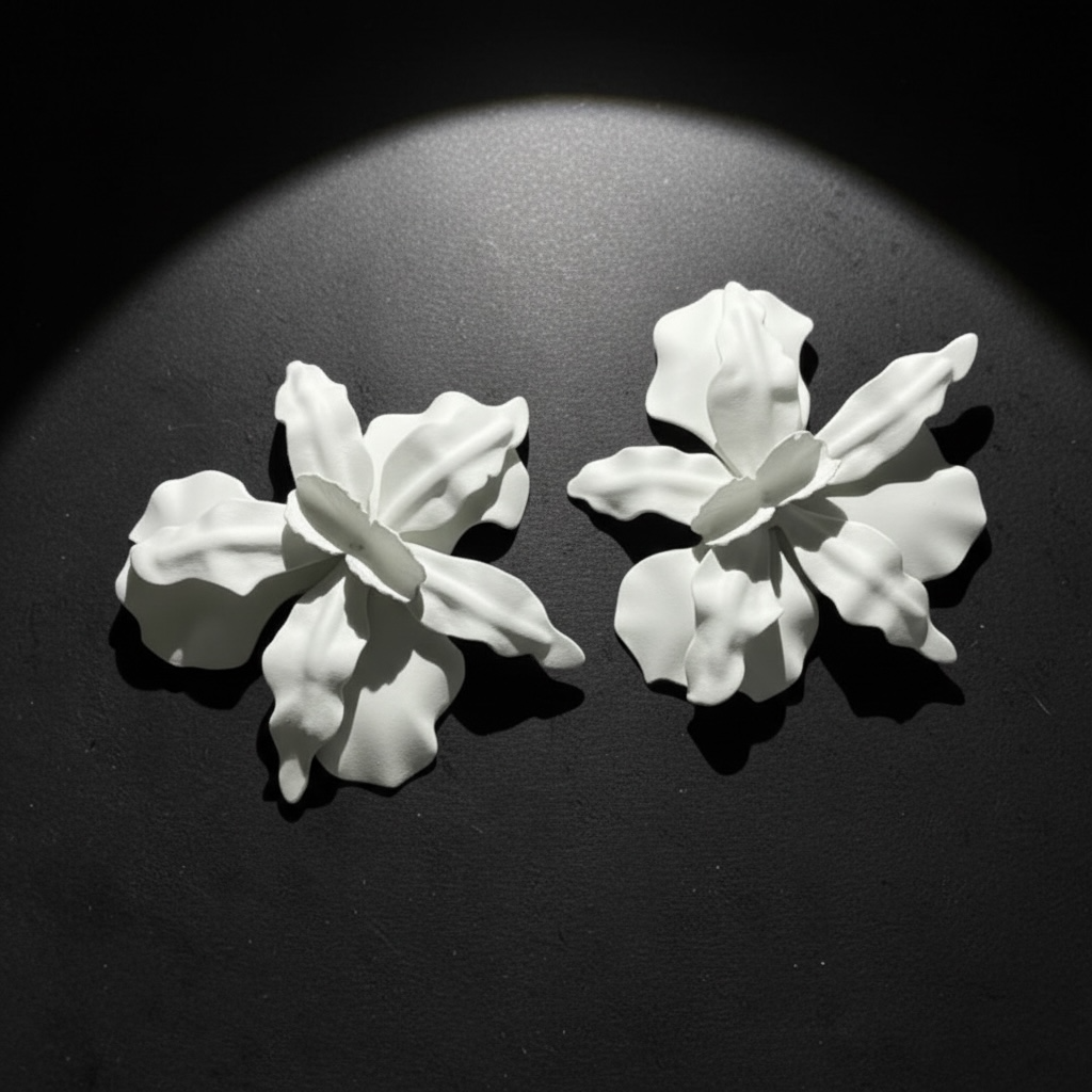Orchid Stud Earrings