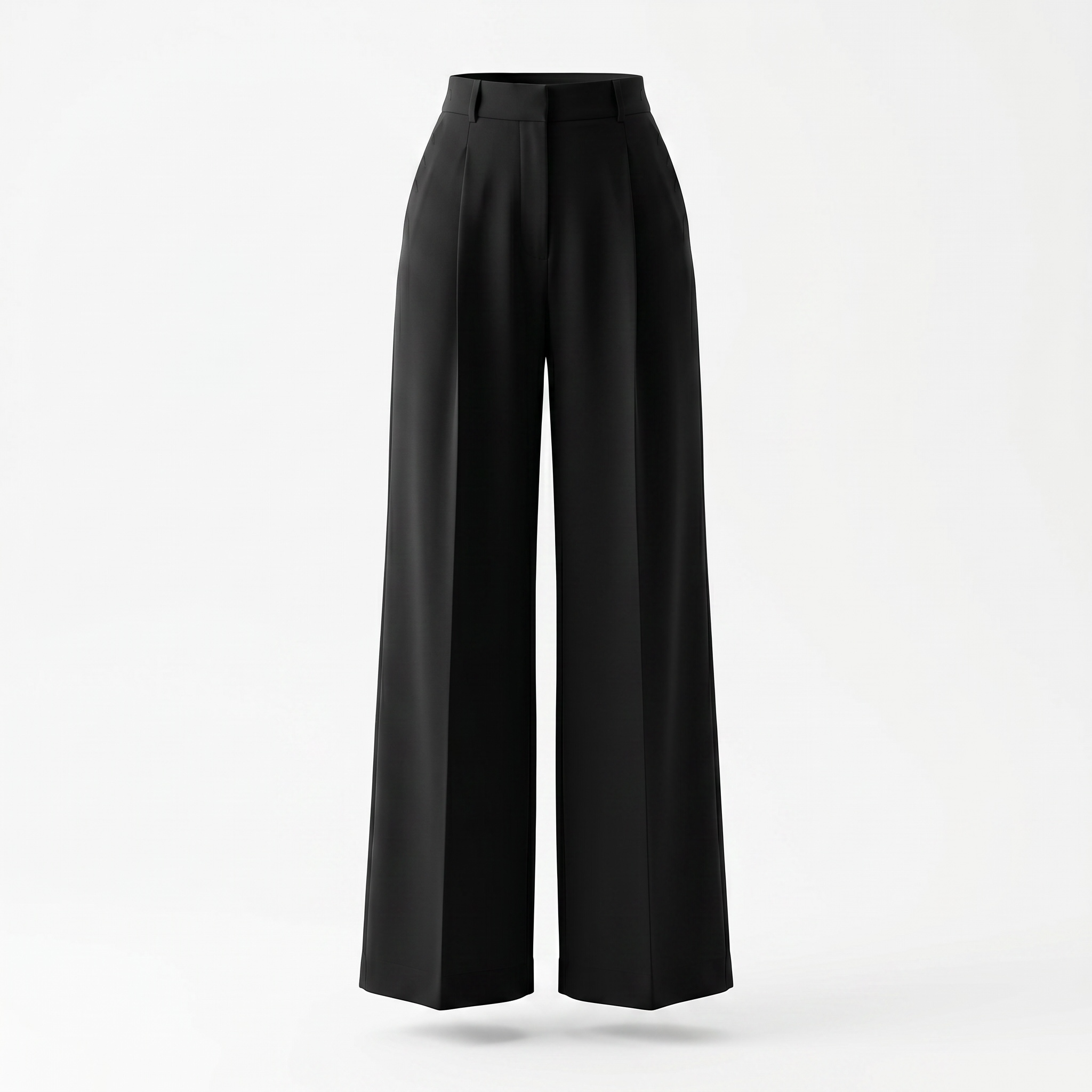 Black Tailored Blazer & Wide-Leg Trouser Co-Ord Set