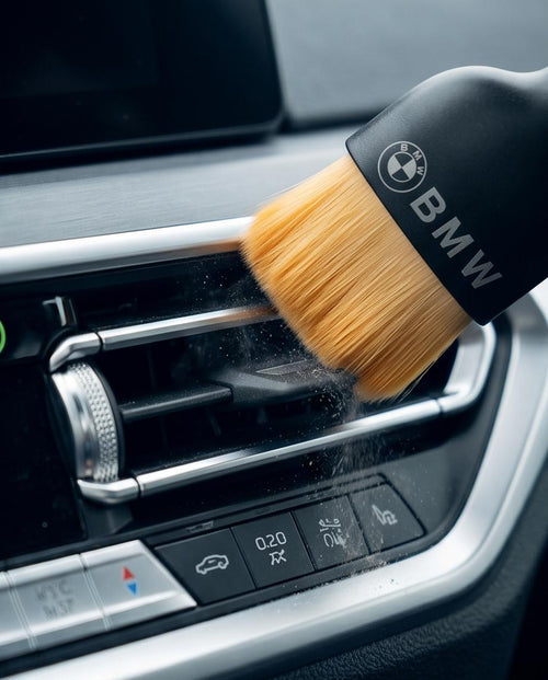BMW detailing brush cleaning car air vents