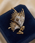 Gold Fairy Wing Brooch