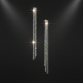Crystal Fringe Earrings — Triple Spotlight