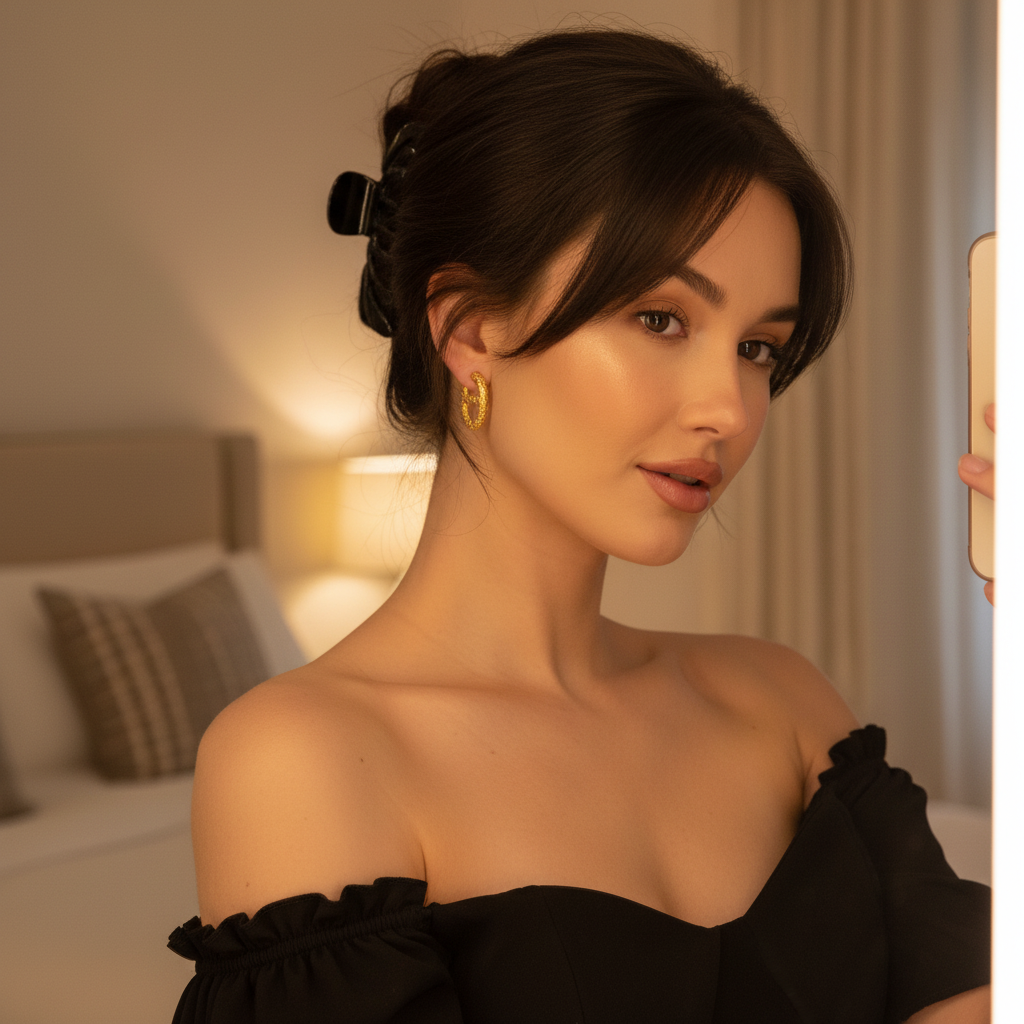 Gold Earrings - Editorial Fixed