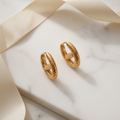 Gold Earrings - Staging