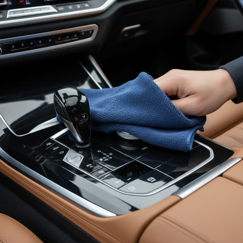 BMW Interior Car Cleaning Kit — Detailing Brush, Microfibre Cloth & Storage Case