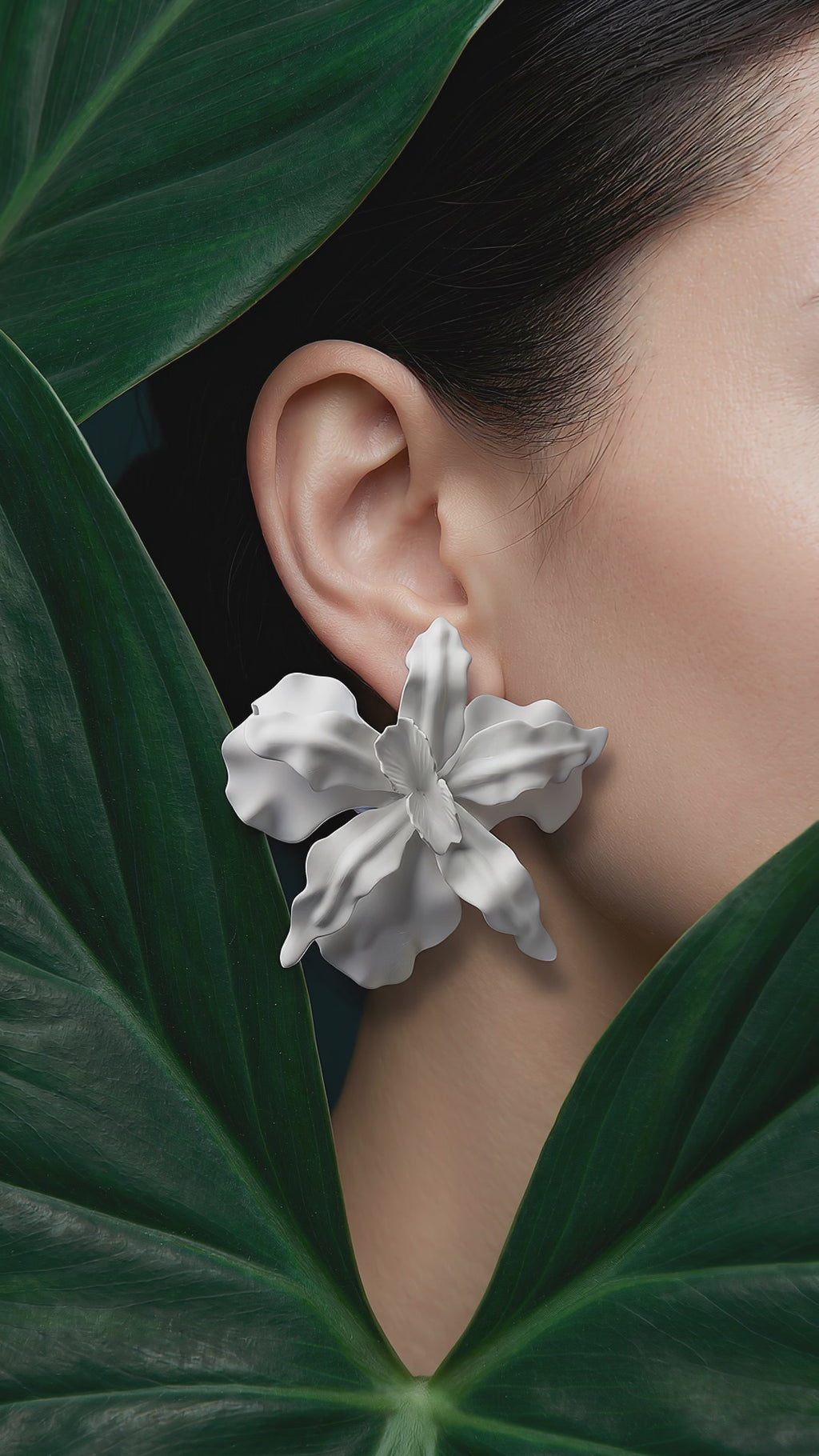 Orchid Stud Earrings