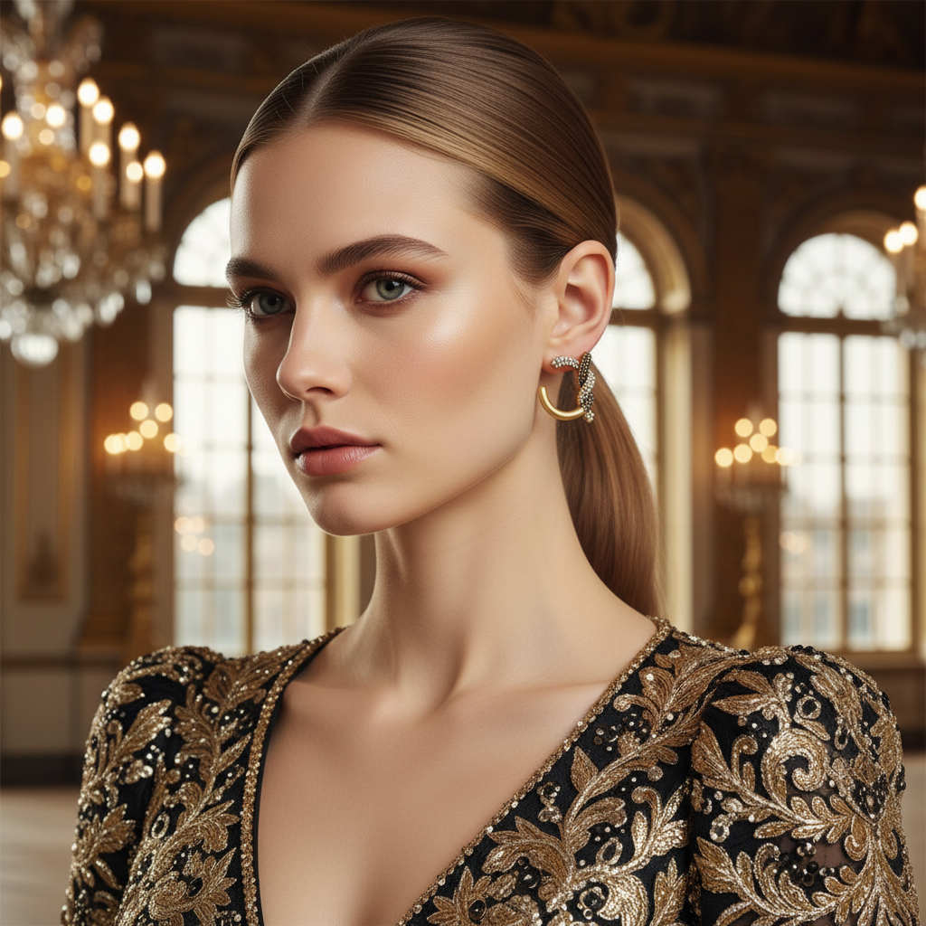 Royal Editorial with Earring