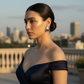 Silver Earrings - Formal Summer Evening