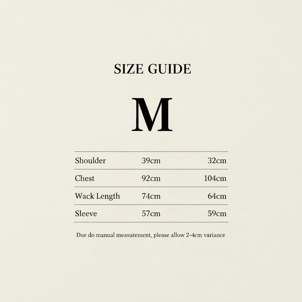 Size Guide M
