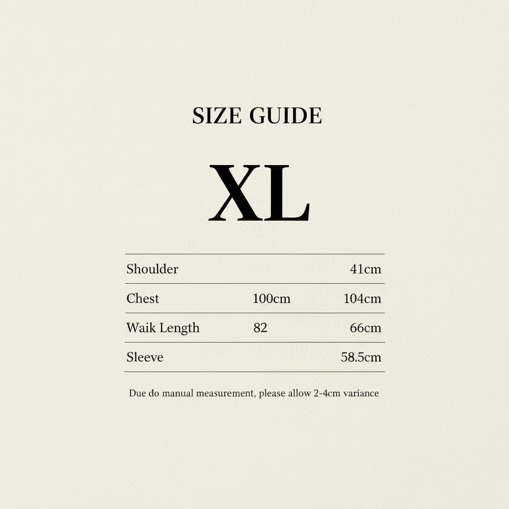 Size Guide XL