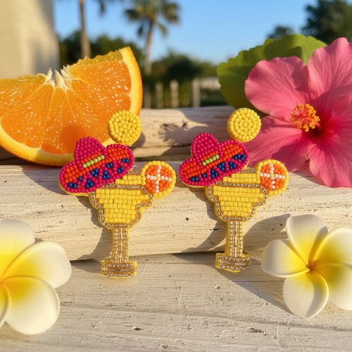 Summer staging earrings